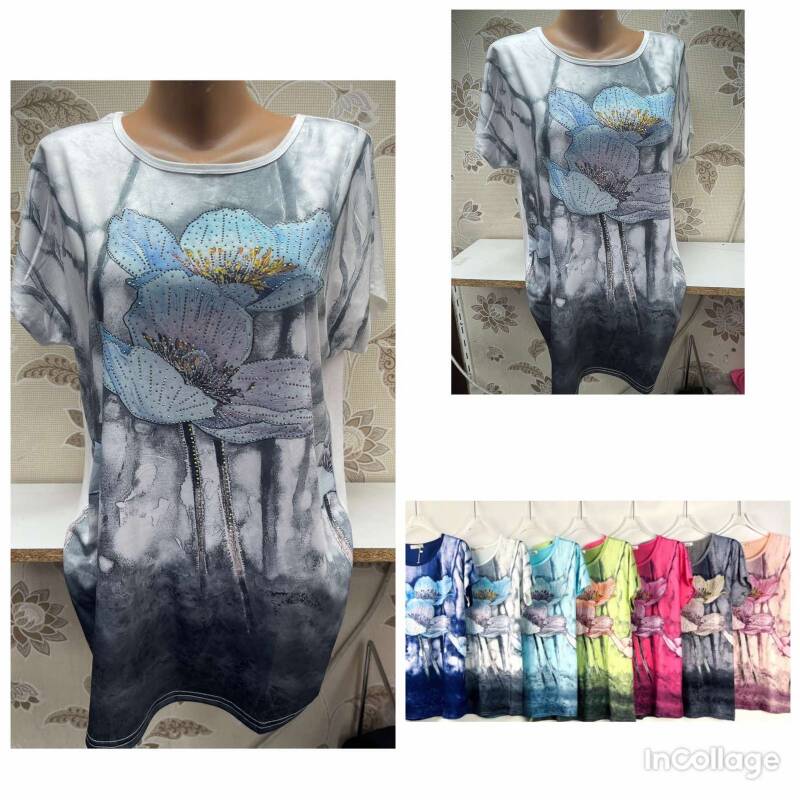 Bluzki damskie Roz L-3XL, Mix Kolor Paczka 12 szt